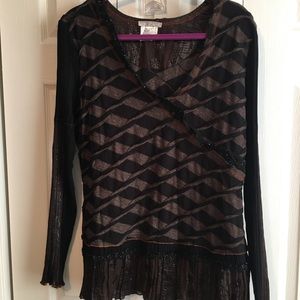 Alberto Makali mixed media top